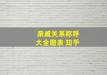 亲戚关系称呼大全图表 知乎